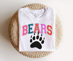 Bears (multi-colored mascot) - DTF