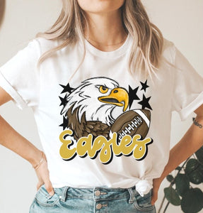 Eagles Mascot (stars - gold) - DTF
