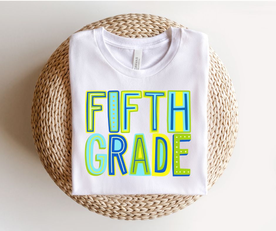 Fifth grade (blue/green) - YOUTH - DTF