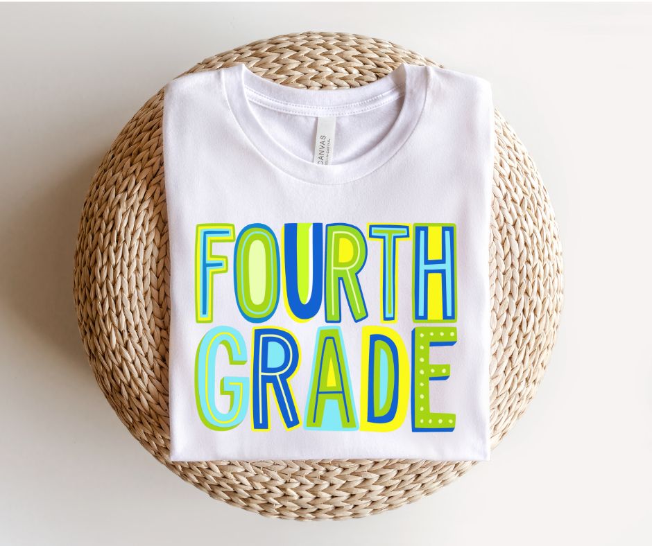 Fourth grade (blue/green) - YOUTH - DTF