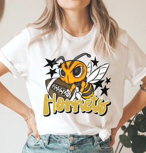 Hornets Mascot (stars - gold) - DTF