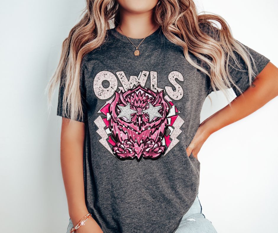 Owls - Preppy Mascots - DTF