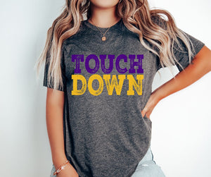 Touch Down (purple/yellow gold) - DTF
