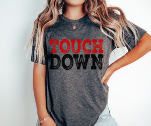 Touch Down (red/black) - DTF