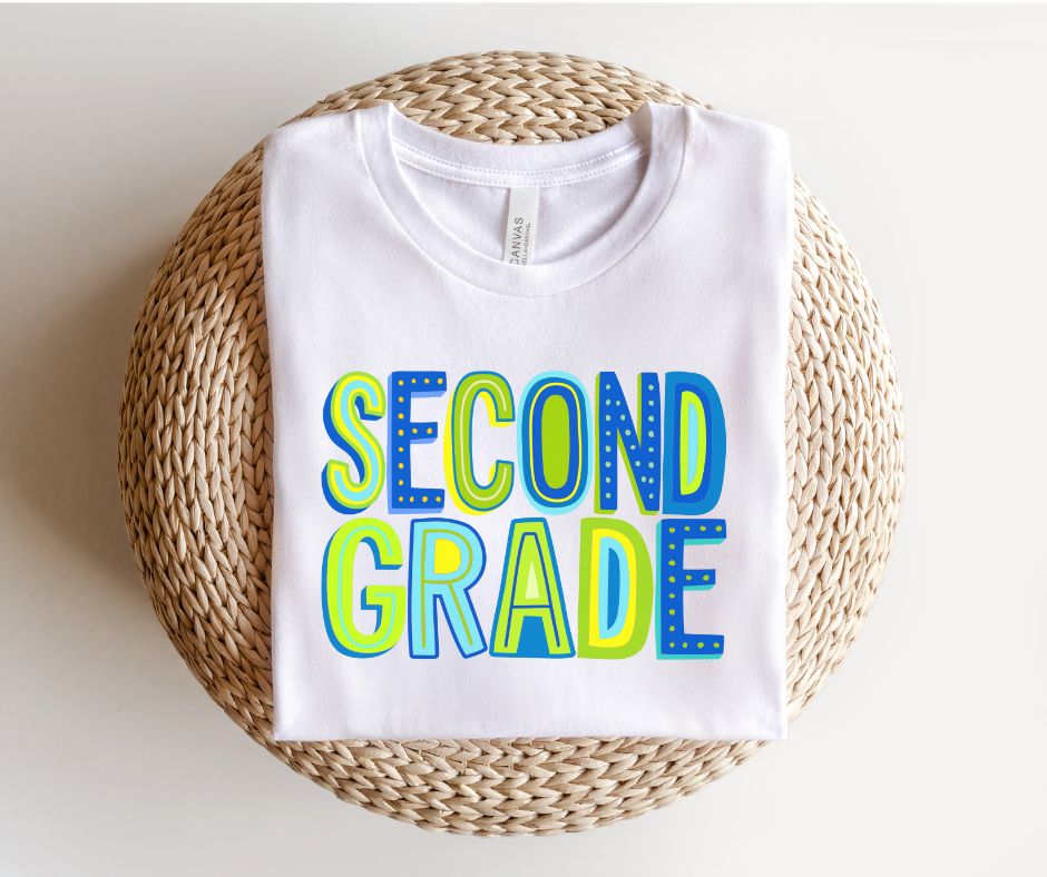 Second grade (blue/green) - YOUTH - DTF