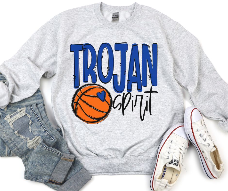 Team Go Spirit Trojans (Basketball - Royal Blue) - DTF
