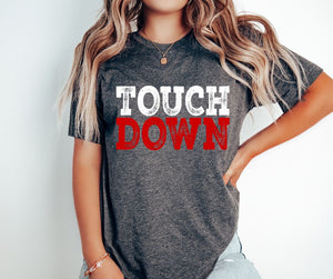 Touch Down (white/red) - DTF