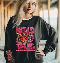 Load image into Gallery viewer, Wild Thing you make my Heart Sing (with sleeve option) - DTF
