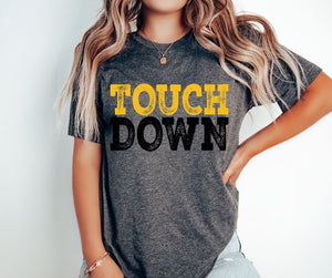 Touch Down (yellow gold/black) - DTF