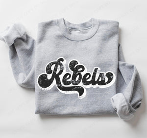 Rebels (retro black and white) - DTF