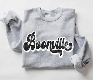 Boonville (retro black and white) - DTF