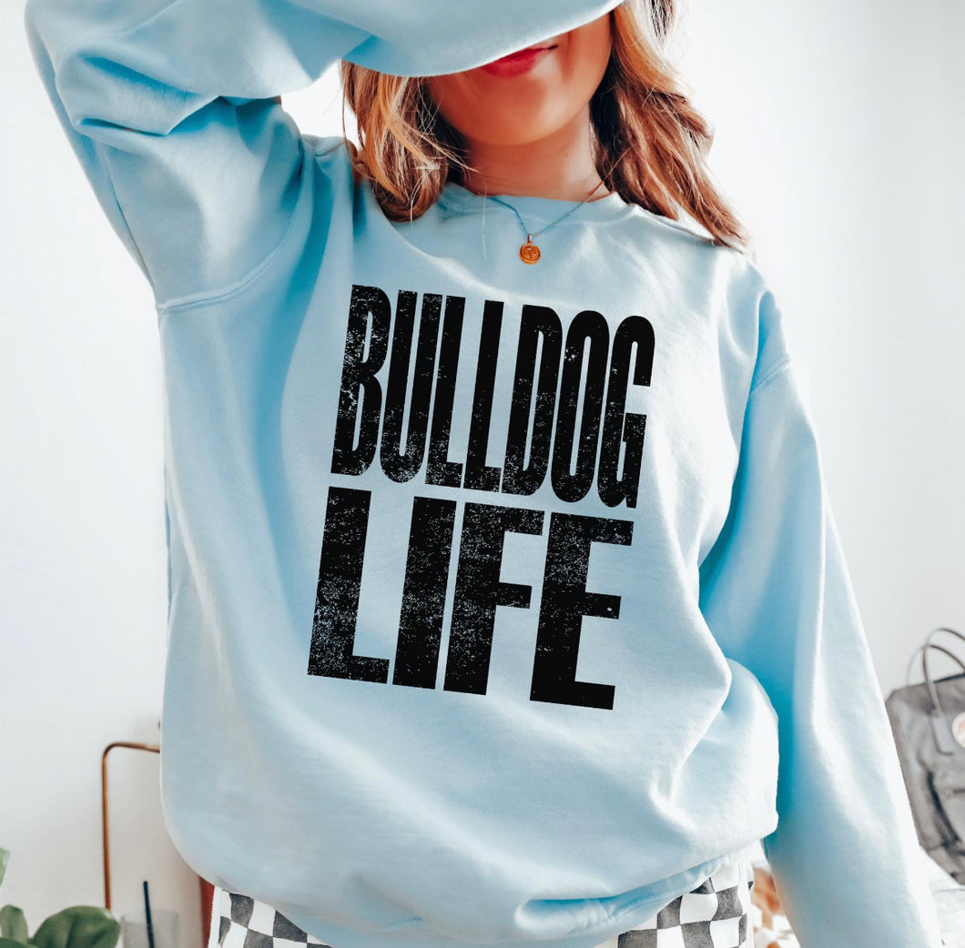 Bulldog Life (black) - single color SPT