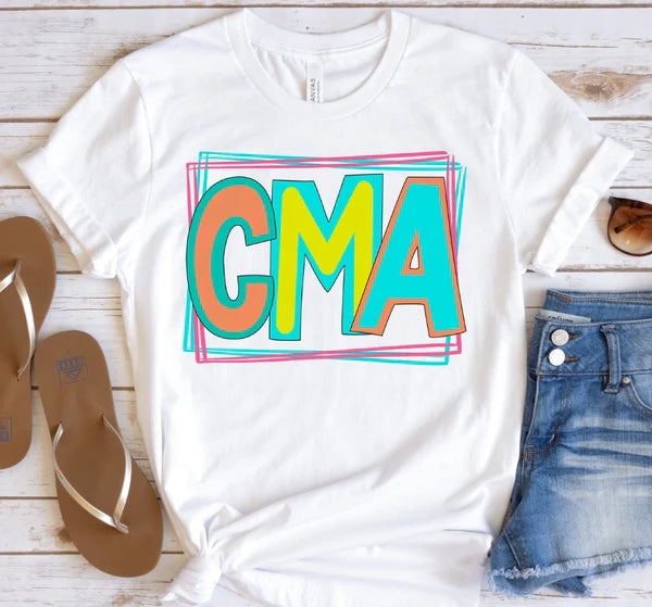 CMA (doodle letters) - DTF
