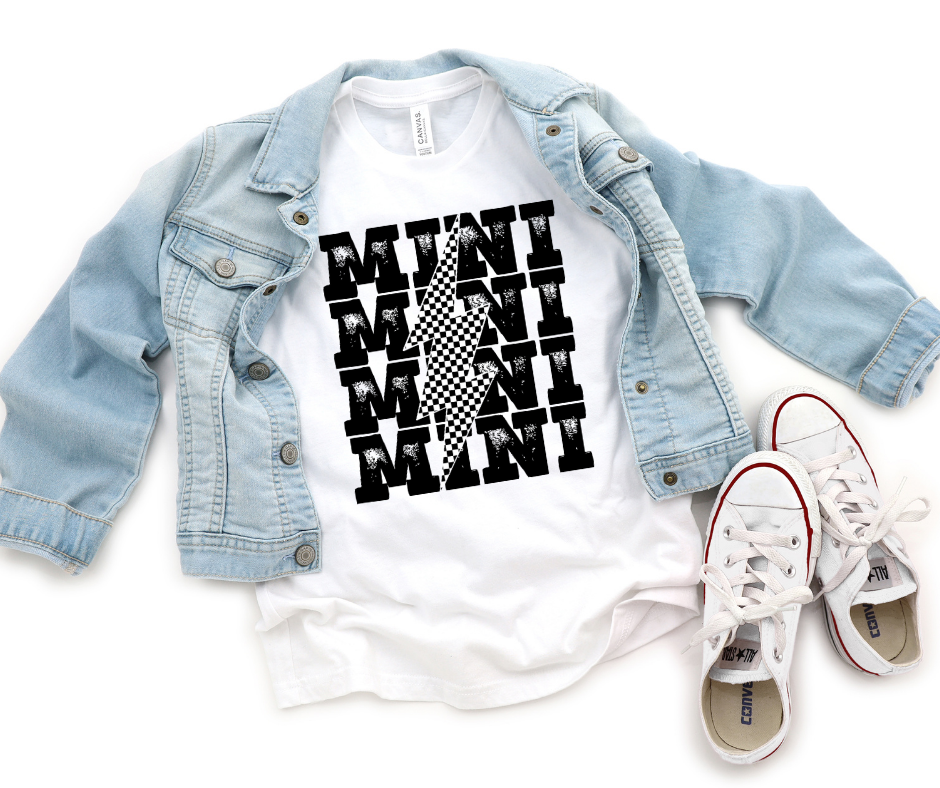 Mini with lightning bolt - youth size