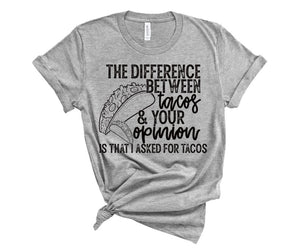 Tacos and Opinions