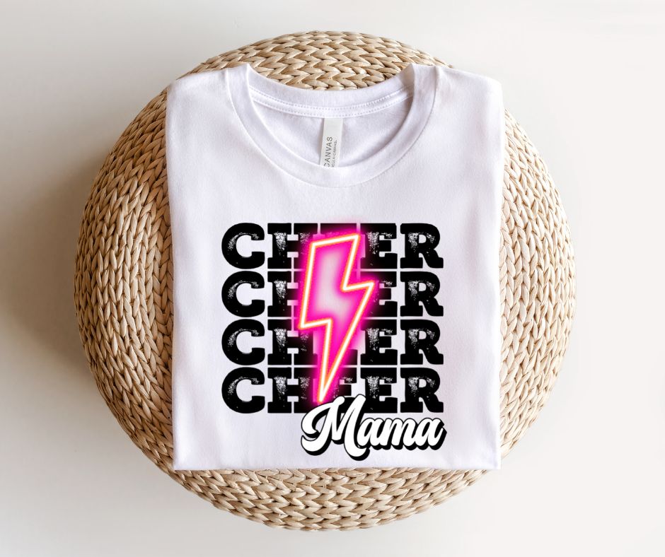 Cheer Mama with bolt - DTF