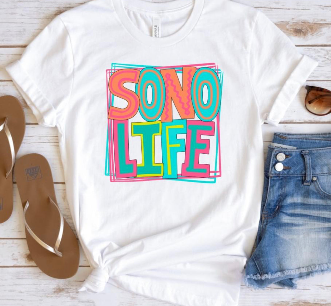 Sono Life (doodle letters) - DTF